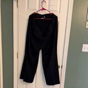 Cato Black Wide-Leg Dress Pants